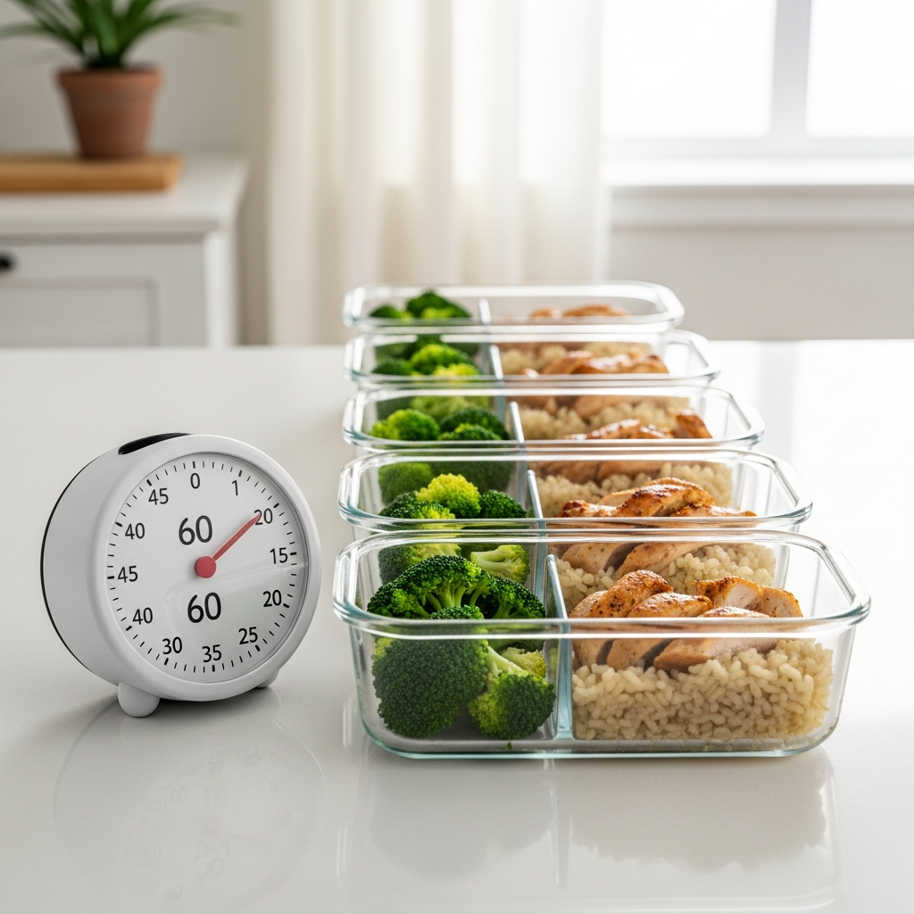 Marmitas para Iniciantes: Guia de Cardápio Semanal em 60 Minutos - AdSense Otimizado